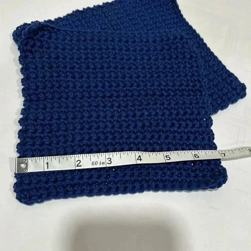 100% Cotton Handmade Washcloth & Soap Saver